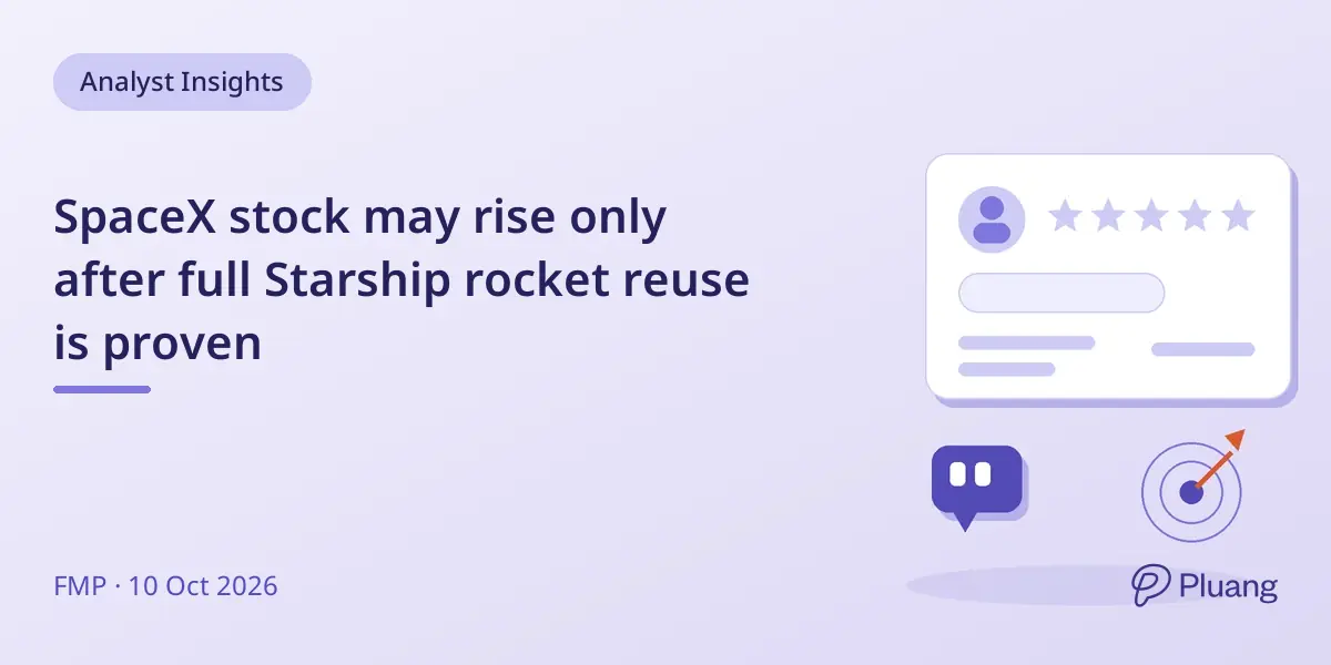 SpaceX stock may rise only after full Starship rocket reuse is proven