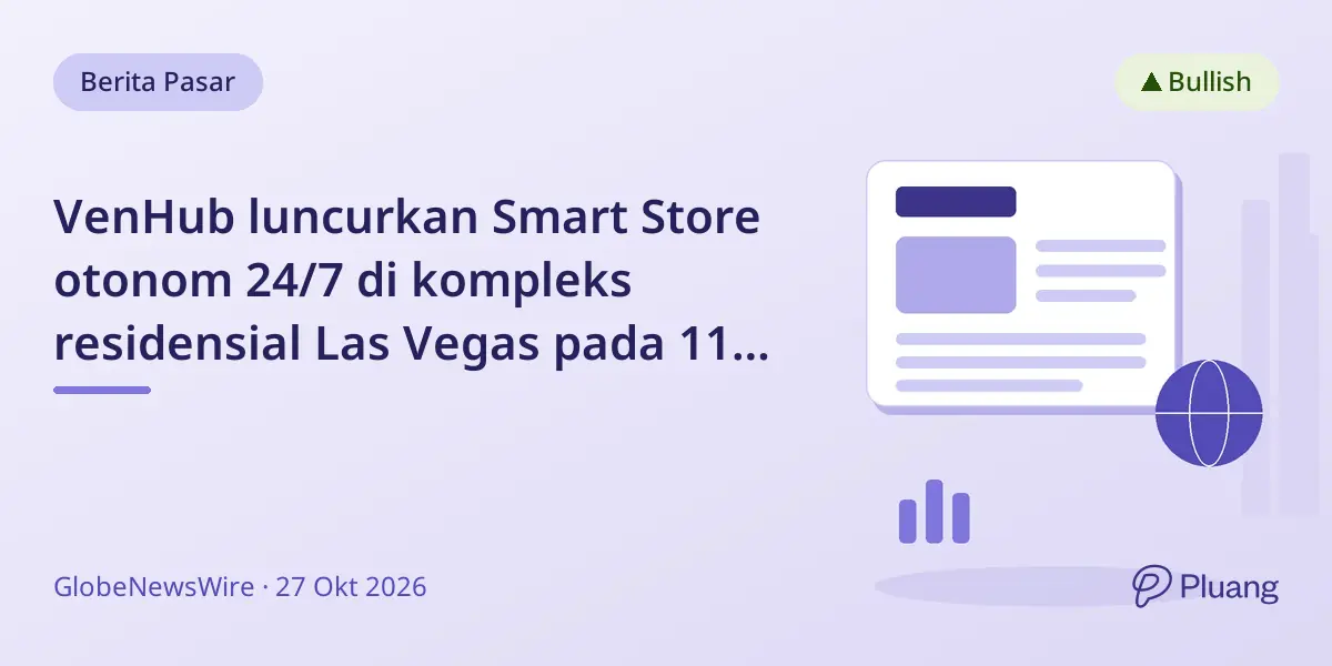 VenHub luncurkan Smart Store otonom 24/7 di kompleks residensial Las Vegas pada 11 Nov