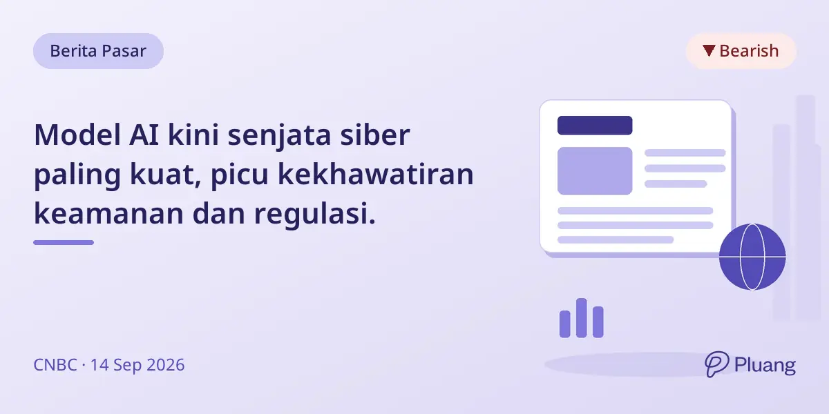 Model AI kini senjata siber paling kuat, picu kekhawatiran keamanan dan regulasi.