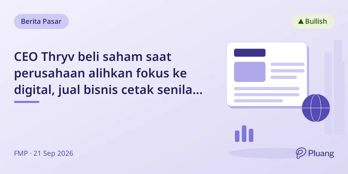 CEO Thryv beli saham saat perusahaan alihkan fokus ke digital, jual bisnis cetak senilai $142 juta
