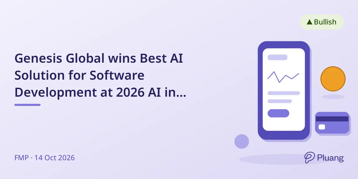 Genesis Global wins Best AI Solution for Software Development at 2026 AI in Capital Markets Awards