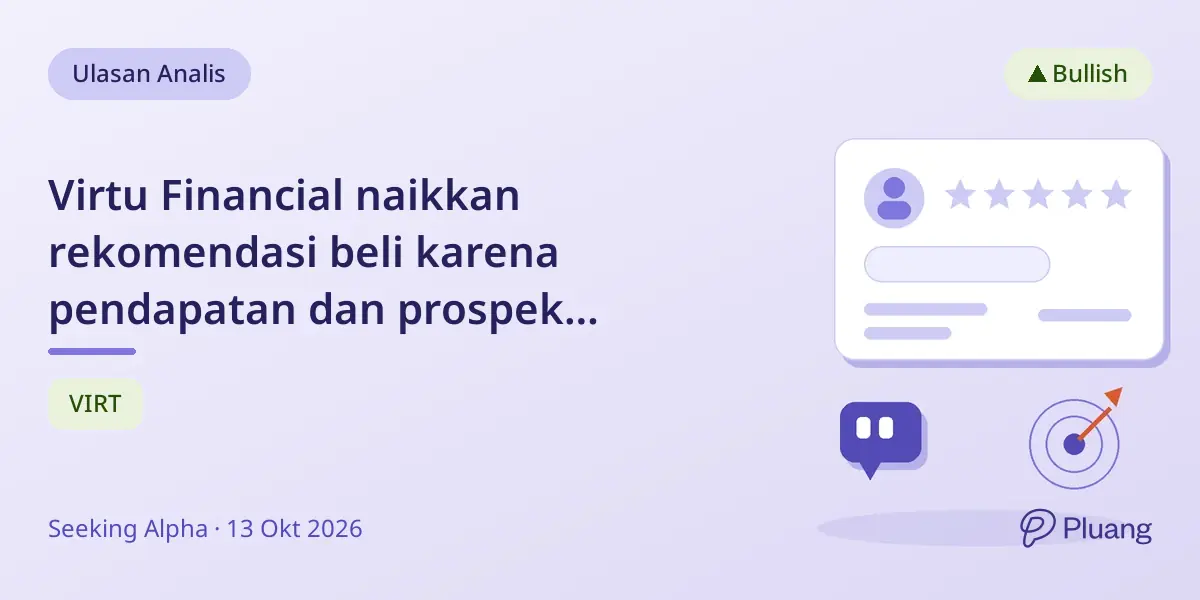 Virtu Financial naikkan rekomendasi beli karena pendapatan dan prospek pertumbuhan kuat