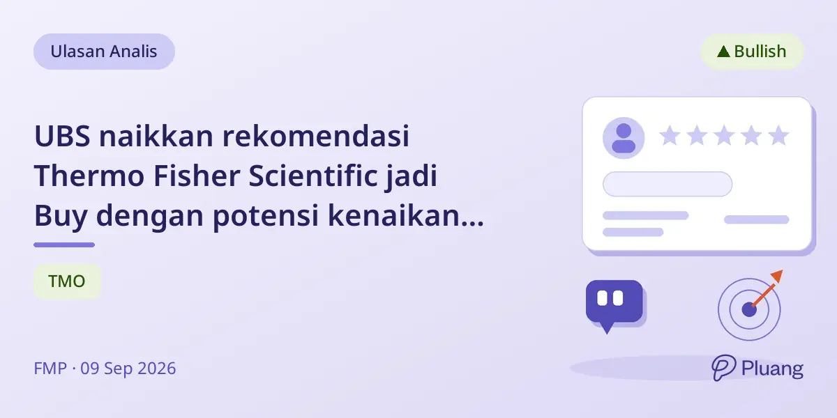 UBS naikkan rekomendasi Thermo Fisher Scientific jadi Buy dengan potensi kenaikan 21%