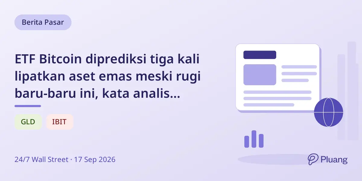 ETF Bitcoin diprediksi tiga kali lipatkan aset emas meski rugi baru-baru ini, kata analis Bloomberg.