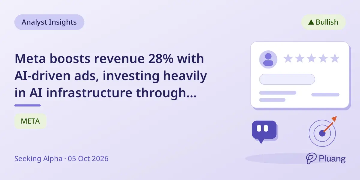 Meta boosts revenue 28% with AI-driven ads, investing heavily in AI infrastructure through 2026.