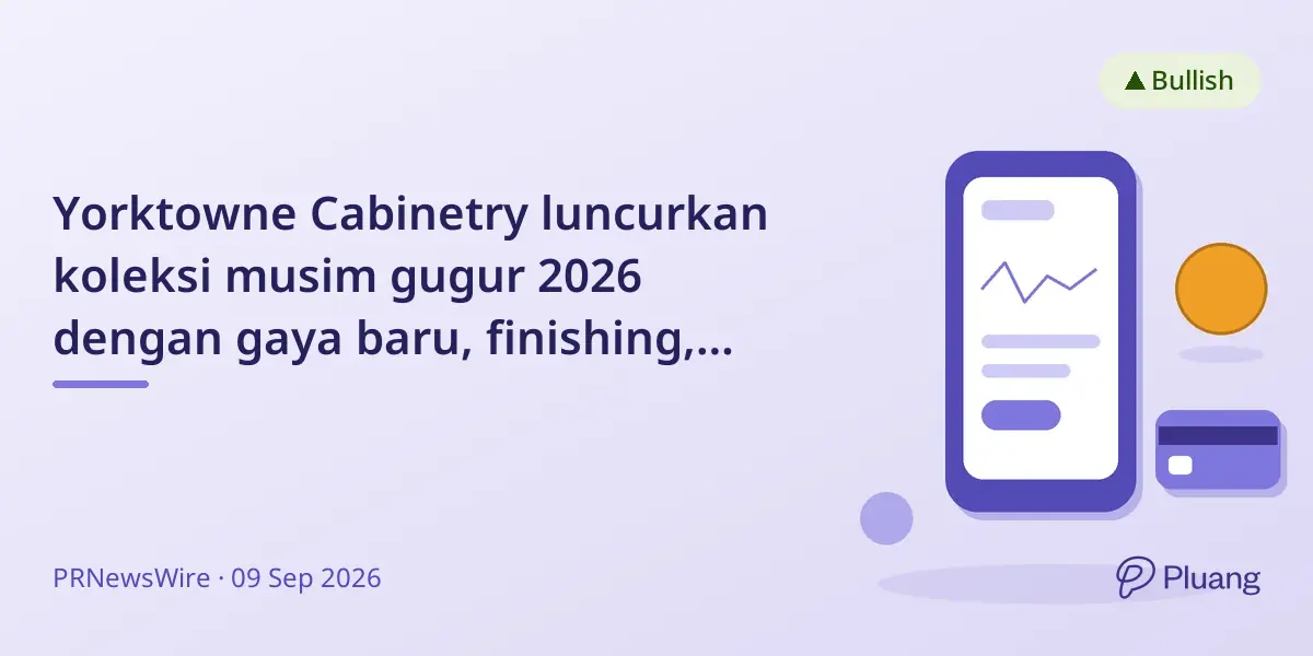 Yorktowne Cabinetry luncurkan koleksi musim gugur 2026 dengan gaya baru, finishing, dan solusi dapur fungsional