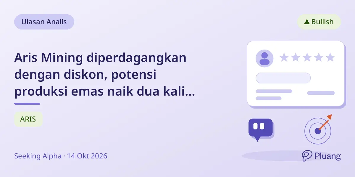 Aris Mining diperdagangkan dengan diskon, potensi produksi emas naik dua kali lipat ke 500.000 oz.