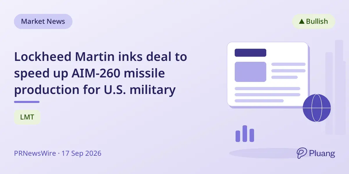 Lockheed Martin inks deal to speed up AIM-260 missile production for U.S. military