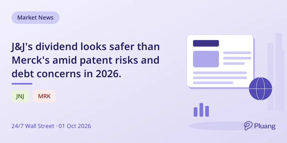 J&J's dividend looks safer than Merck's amid patent risks and debt concerns in 2026.