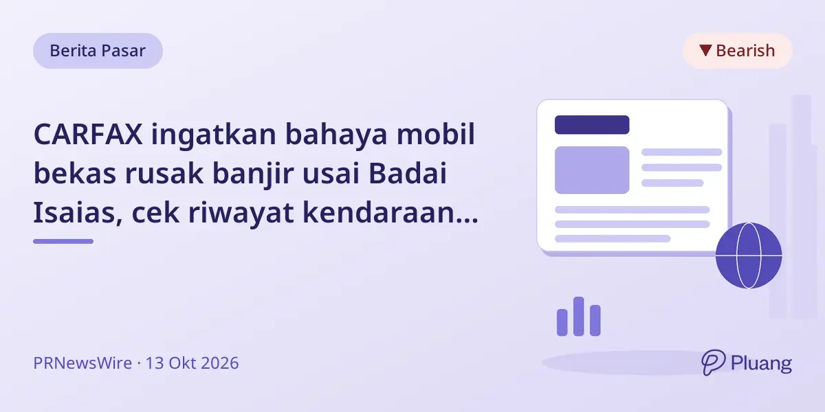 CARFAX ingatkan bahaya mobil bekas rusak banjir usai Badai Isaias, cek riwayat kendaraan penting.
