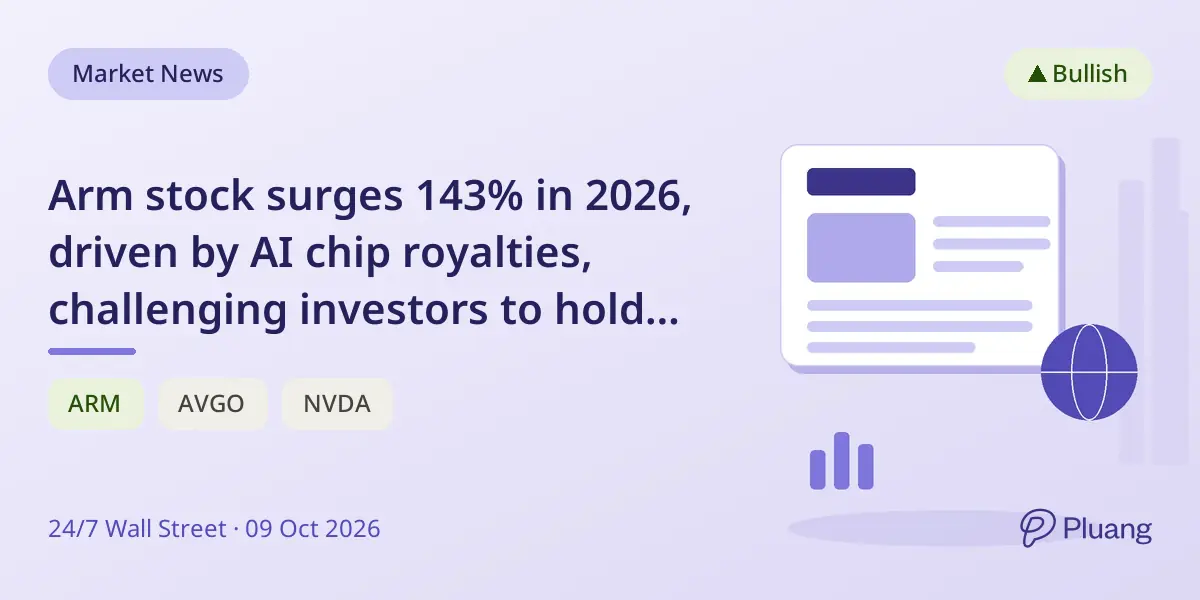 Arm stock surges 143% in 2026, driven by AI chip royalties, challenging investors to hold or take profits.