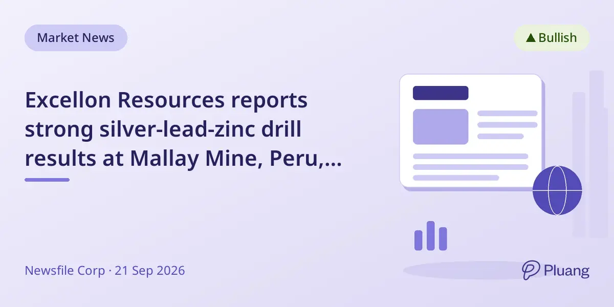 Excellon Resources reports strong silver-lead-zinc drill results at Mallay Mine, Peru, supporting deeper mine development plans.