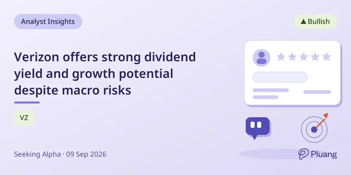 Verizon offers strong dividend yield and growth potential despite macro risks