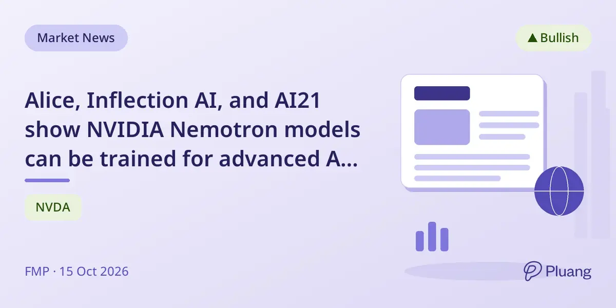 Alice, Inflection AI, and AI21 show NVIDIA Nemotron models can be trained for advanced AI safety and security.