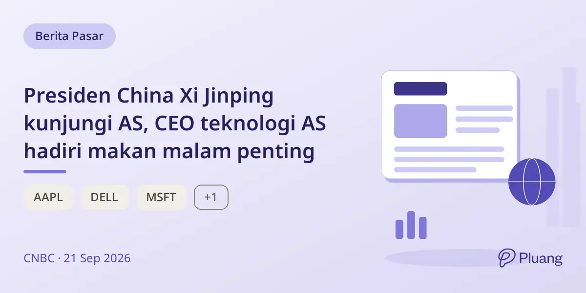 Presiden China Xi Jinping kunjungi AS, CEO teknologi AS hadiri makan malam penting
