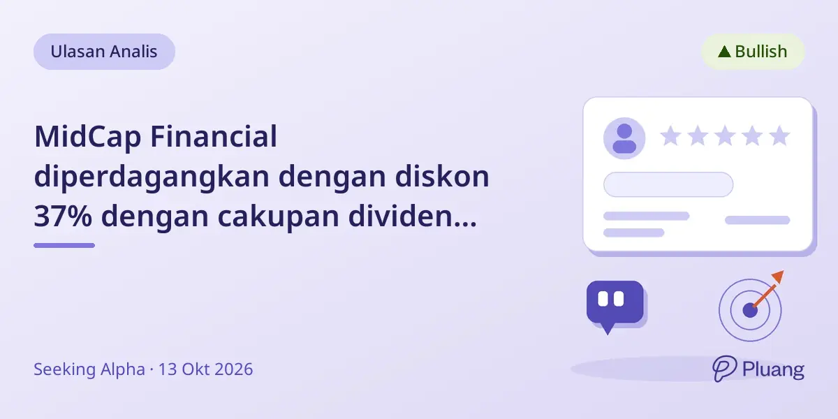 MidCap Financial diperdagangkan dengan diskon 37% dengan cakupan dividen kuat di tengah kenaikan suku bunga.