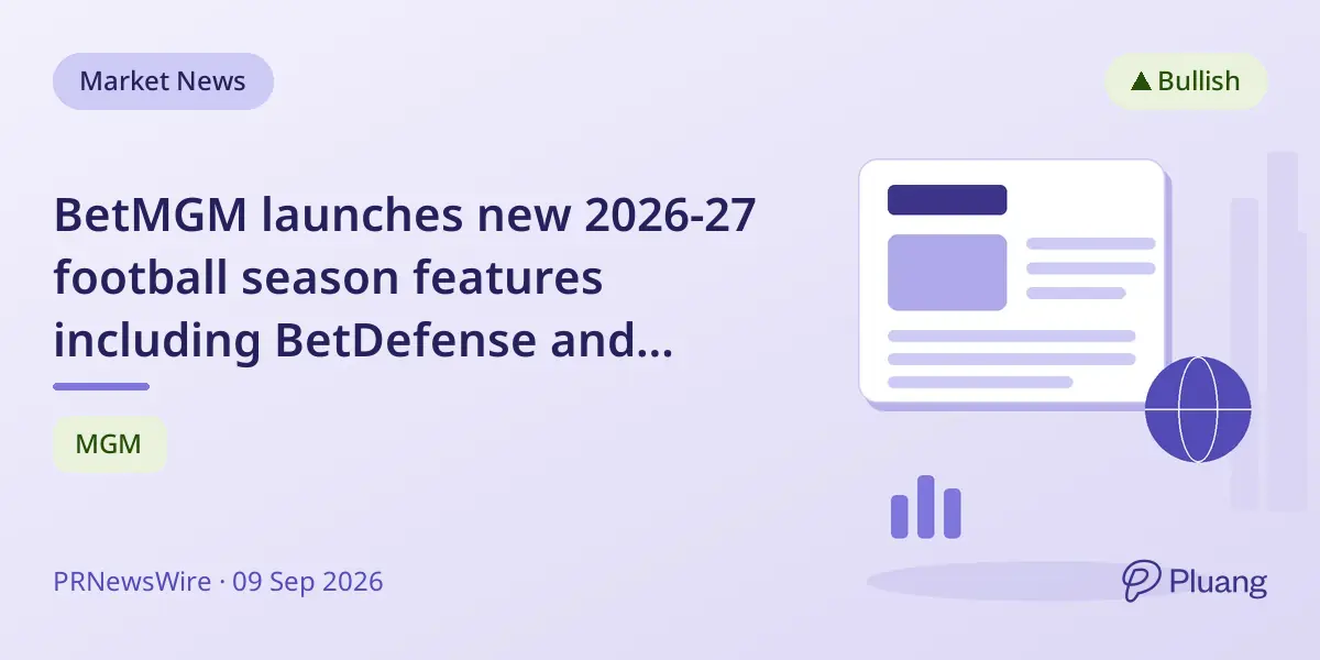 BetMGM launches new 2026-27 football season features including BetDefense and Ultimate Teams games