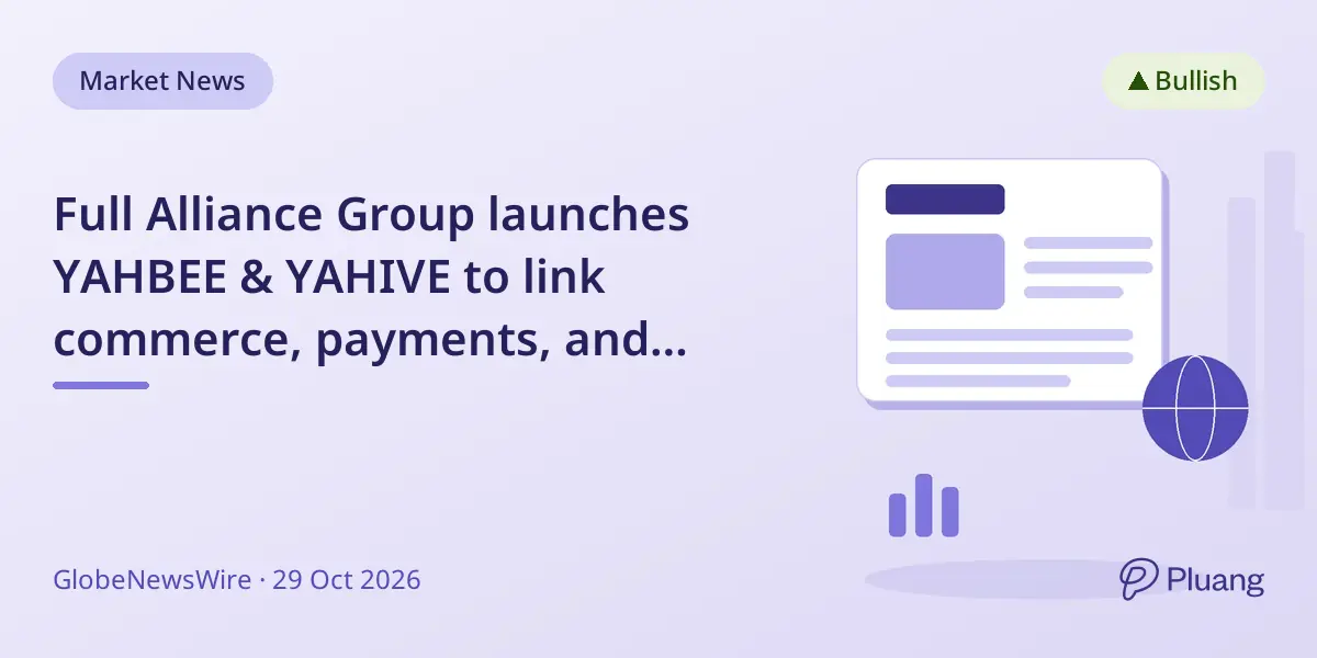 Full Alliance Group launches YAHBEE & YAHIVE to link commerce, payments, and relationships in a new ecosystem