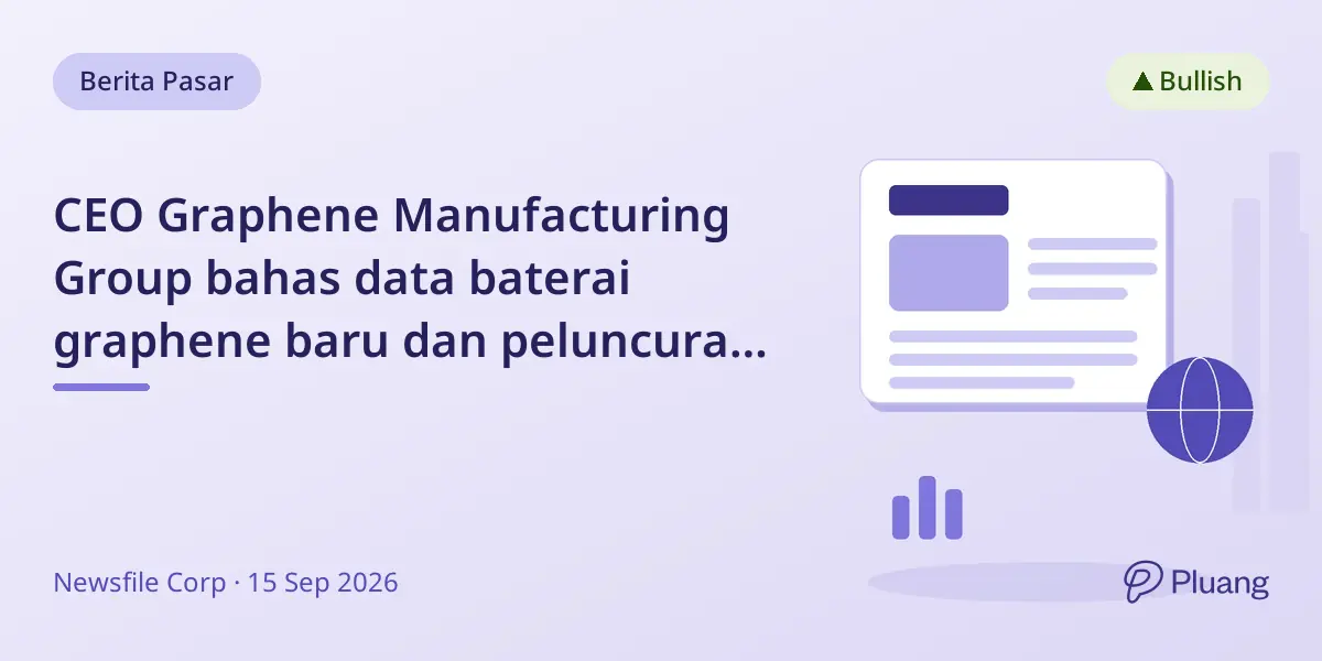 CEO Graphene Manufacturing Group bahas data baterai graphene baru dan peluncuran produk dalam obrolan langsung.