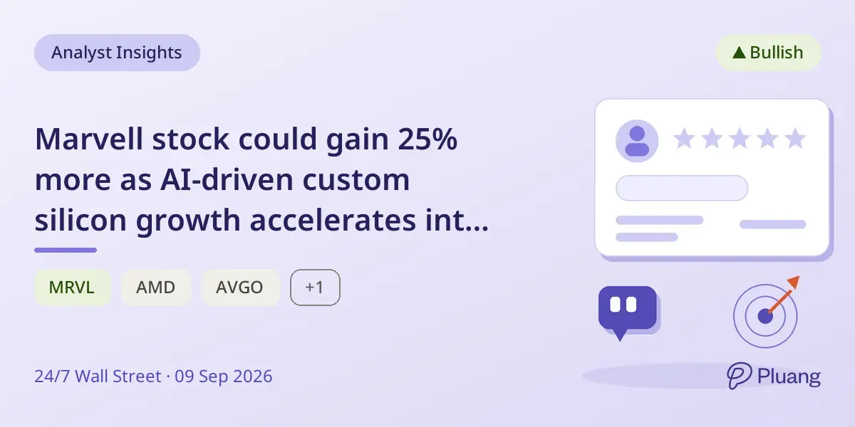 Marvell stock could gain 25% more as AI-driven custom silicon growth accelerates into 2027.