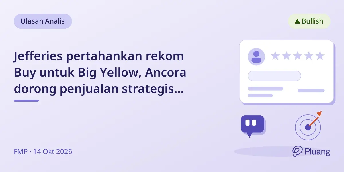 Jefferies pertahankan rekom Buy untuk Big Yellow, Ancora dorong penjualan strategis untuk tingkatkan nilai