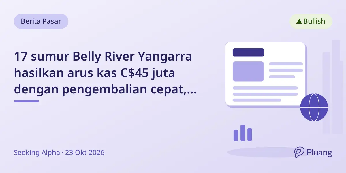 17 sumur Belly River Yangarra hasilkan arus kas C$45 juta dengan pengembalian cepat, potensi pertumbuhan kuat.