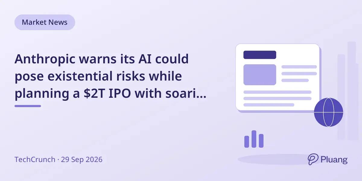 Anthropic warns its AI could pose existential risks while planning a $2T IPO with soaring revenue and costs.