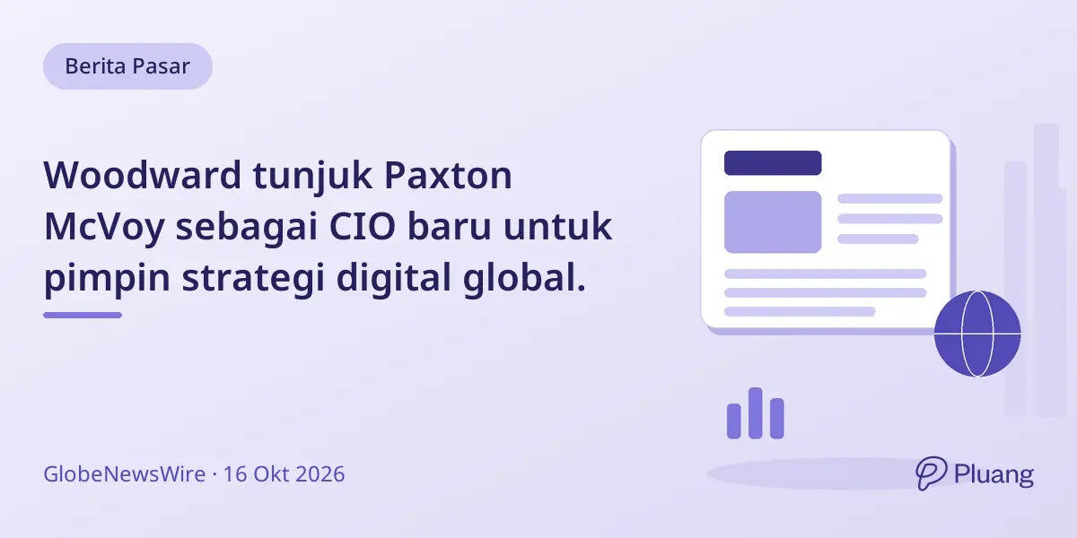 Woodward tunjuk Paxton McVoy sebagai CIO baru untuk pimpin strategi digital global.