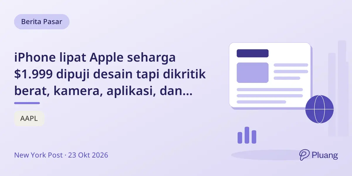 iPhone lipat Apple seharga $1.999 dipuji desain tapi dikritik berat, kamera, aplikasi, dan risiko layar retak.