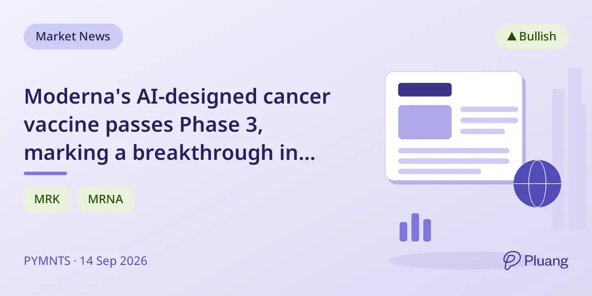 Moderna's AI-designed cancer vaccine passes Phase 3, marking a breakthrough in personalized treatment.