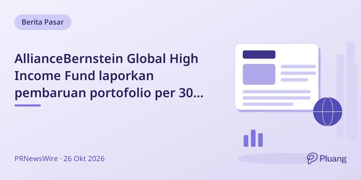 AllianceBernstein Global High Income Fund laporkan pembaruan portofolio per 30 Sept 2026 dengan aset $945 juta.
