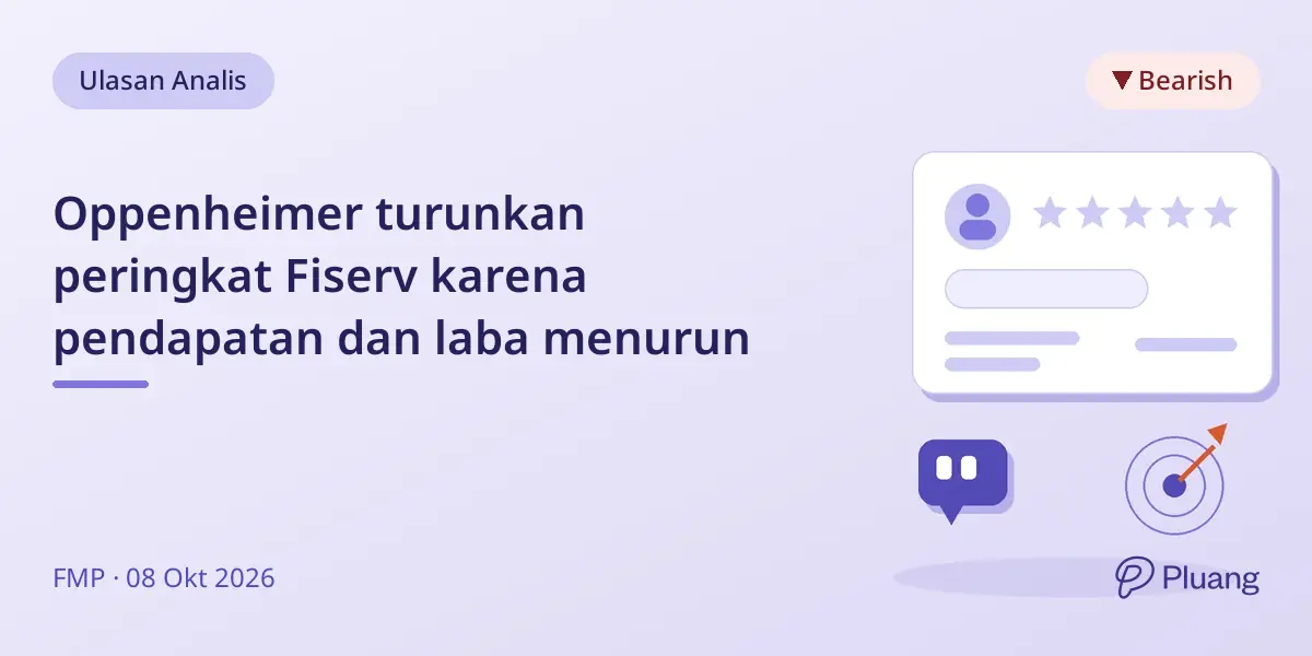 Oppenheimer turunkan peringkat Fiserv karena pendapatan dan laba menurun