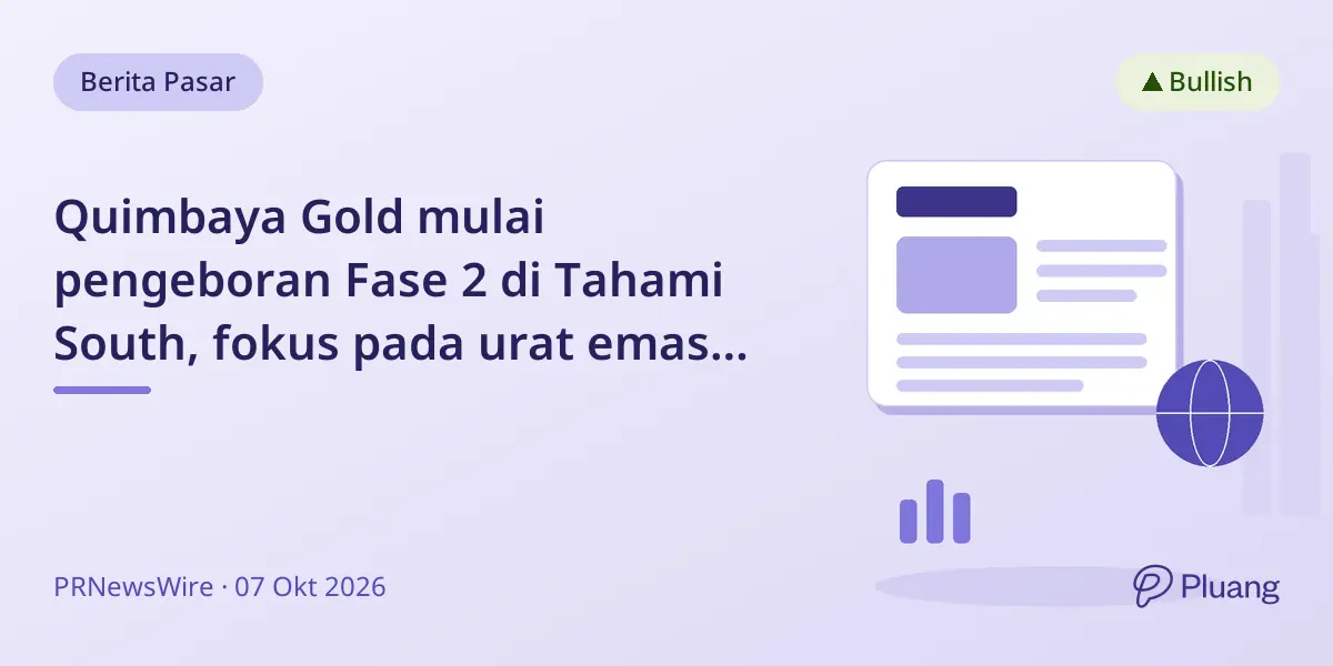 Quimbaya Gold mulai pengeboran Fase 2 di Tahami South, fokus pada urat emas dan perak berkadar tinggi.
