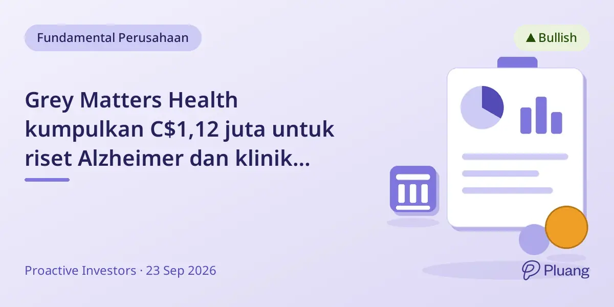 Grey Matters Health kumpulkan C$1,12 juta untuk riset Alzheimer dan klinik neuroimaging baru.