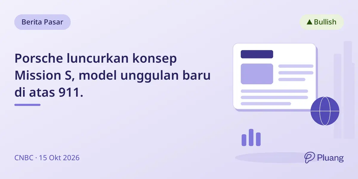 Porsche luncurkan konsep Mission S, model unggulan baru di atas 911.