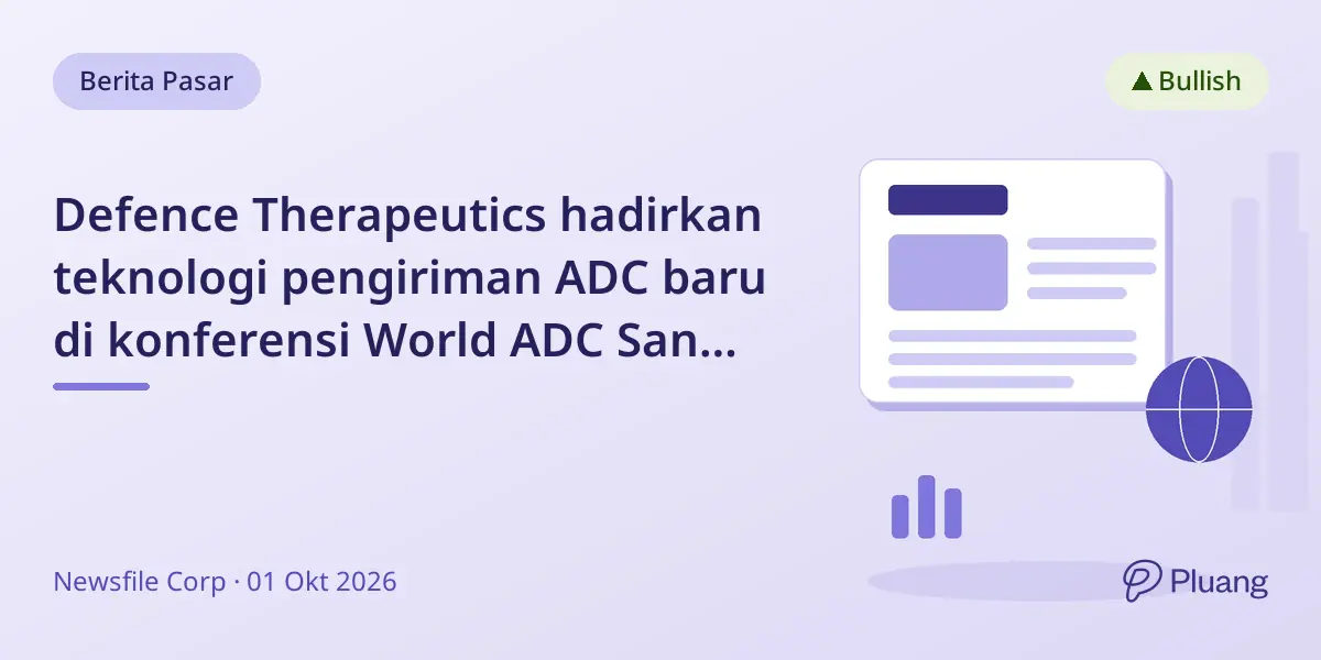 Defence Therapeutics hadirkan teknologi pengiriman ADC baru di konferensi World ADC San Diego