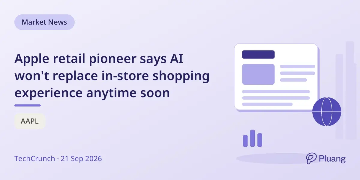 Apple retail pioneer says AI won't replace in-store shopping experience anytime soon