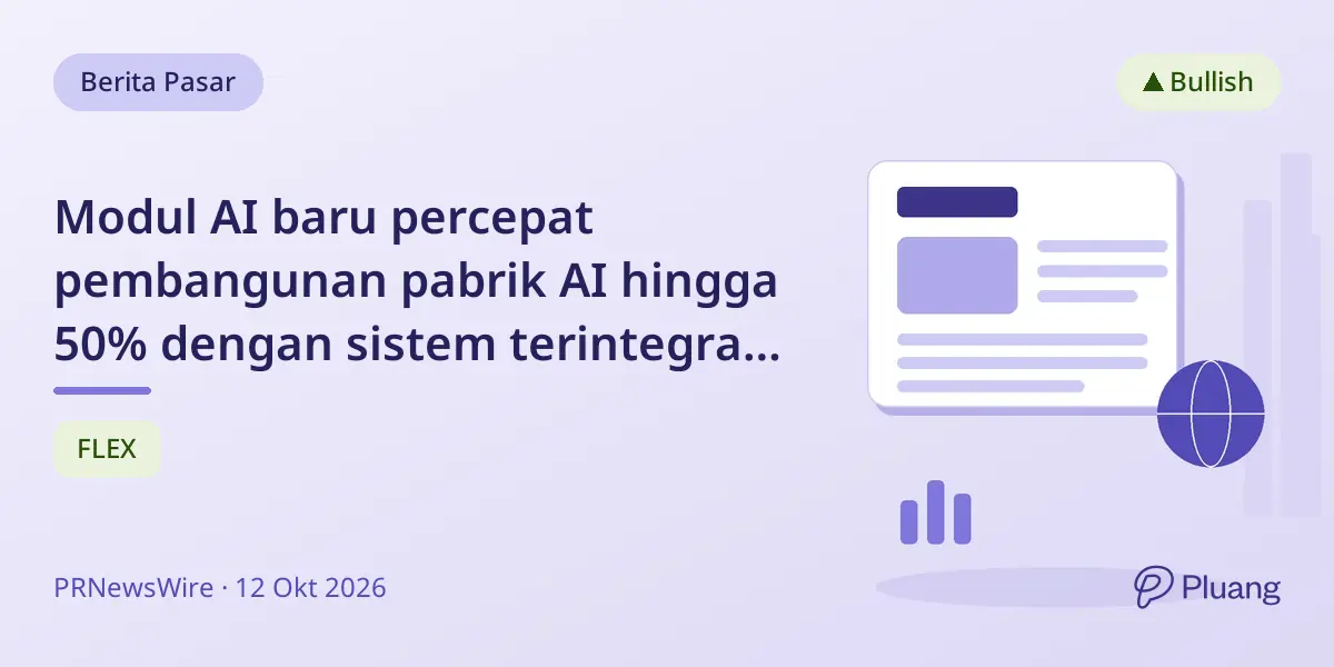 Modul AI baru percepat pembangunan pabrik AI hingga 50% dengan sistem terintegrasi daya, komputasi, dan pendinginan.