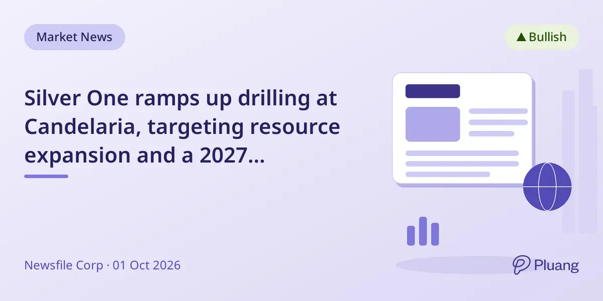 Silver One ramps up drilling at Candelaria, targeting resource expansion and a 2027 Pre-Feasibility Study.