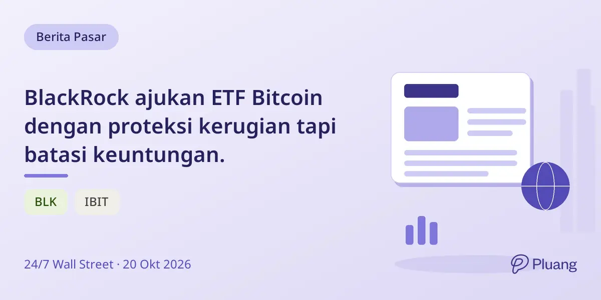 BlackRock ajukan ETF Bitcoin dengan proteksi kerugian tapi batasi keuntungan.