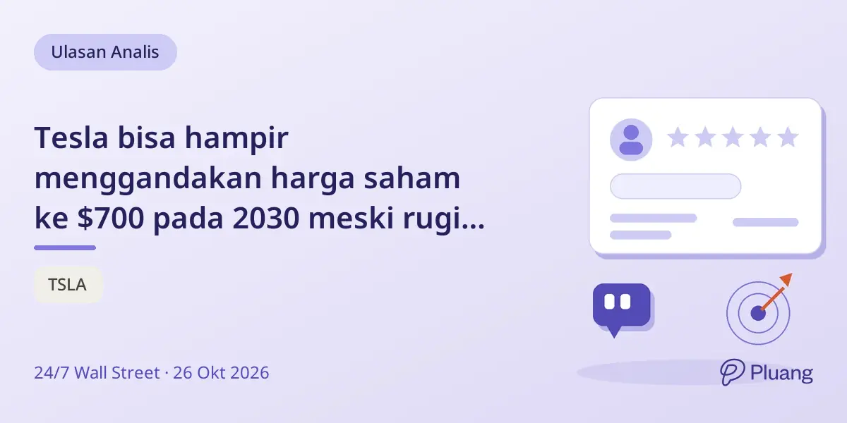 Tesla bisa hampir menggandakan harga saham ke $700 pada 2030 meski rugi saat ini dan skeptisisme Wall Street.