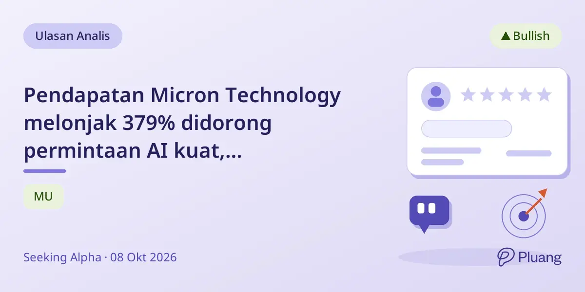 Pendapatan Micron Technology melonjak 379% didorong permintaan AI kuat, pertumbuhan diperkirakan hingga 2031.