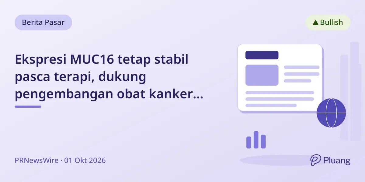Ekspresi MUC16 tetap stabil pasca terapi, dukung pengembangan obat kanker ovarium HWK-016 Whitehawk.