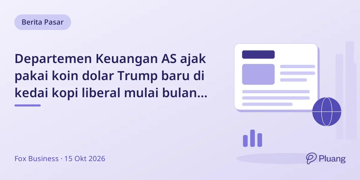 Departemen Keuangan AS ajak pakai koin dolar Trump baru di kedai kopi liberal mulai bulan depan