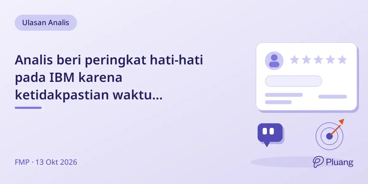 Analis beri peringkat hati-hati pada IBM karena ketidakpastian waktu pengeluaran AI dan permintaan.