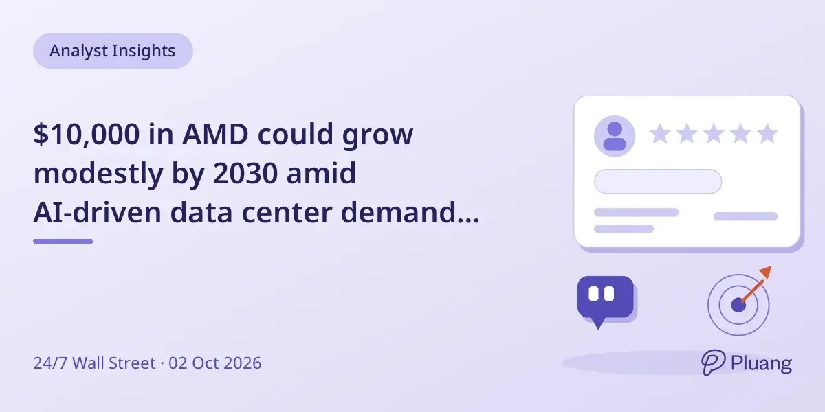 $10,000 in AMD could grow modestly by 2030 amid AI-driven data center demand and market risks.