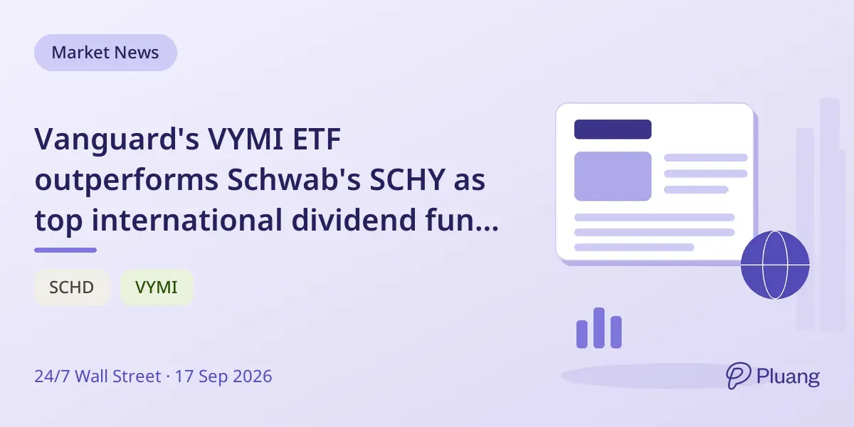 Vanguard's VYMI ETF outperforms Schwab's SCHY as top international dividend fund choice.