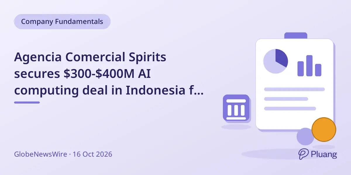 Agencia Comercial Spirits secures $300-$400M AI computing deal in Indonesia for 5 years