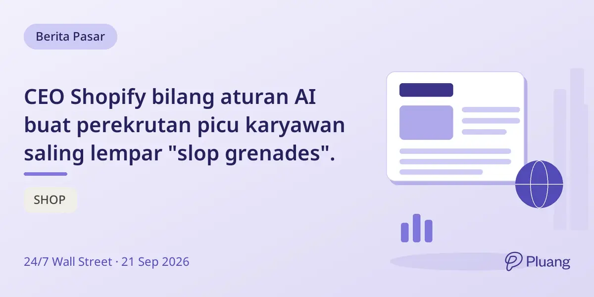CEO Shopify bilang aturan AI buat perekrutan picu karyawan saling lempar "slop grenades".