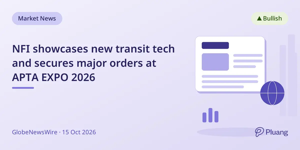 NFI showcases new transit tech and secures major orders at APTA EXPO 2026